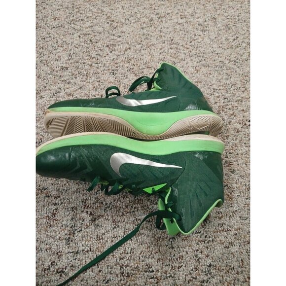 Nike Lunar Hyperquickness TB Men’s Green Basketball Shoes Sz 15 #652775-303 EUC - Picture 3 of 13
